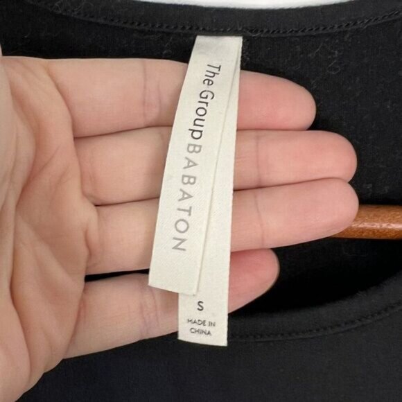 Aritzia The Group by Babaton Ariane Black Bodycon Racerback Tank Dress - Picture 9 of 9